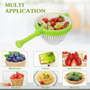 Escurridor de ensalada plegable con asa