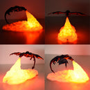 Lampe LED 3D Dragon Cracheur de Feu Rechargeable USB