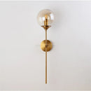 Elegante aplique de pared de cristal – Luz nórdica para la decoración del dormitorio