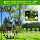 Farol solar colgante de exterior LED resistente al agua