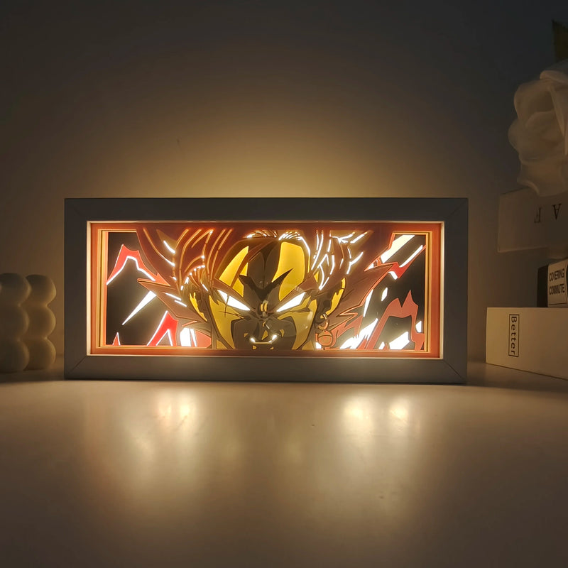 Lampe 3D LED Veilleuse USB Rechargeable Anime