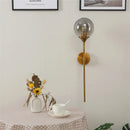 Elegante aplique de pared de cristal – Luz nórdica para la decoración del dormitorio