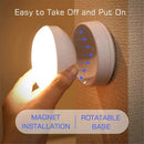 Luz de noche LED con sensor de movimiento, recargable por USB