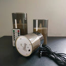 Luz de vela LED recargable por USB con mando a distancia