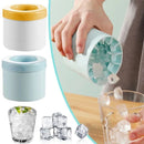 Cubeta portátil de silicona para hielo – Haz cubitos de hielo perfectos