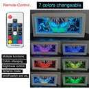 Lampe 3D LED Veilleuse USB Rechargeable Anime