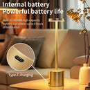 Lámpara de mesa táctil recargable por USB con 3 modos de luz