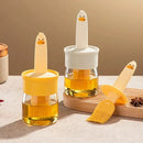 Botella con cepillo de aceite antigoteo – Herramienta de cocina sencilla