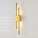 Lámpara de pared LED nórdica con enchufe USB para decoración de dormitorio