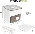 Fabricante de cubitos de hielo reutilizables – Caja de almacenamiento de hielo fácil