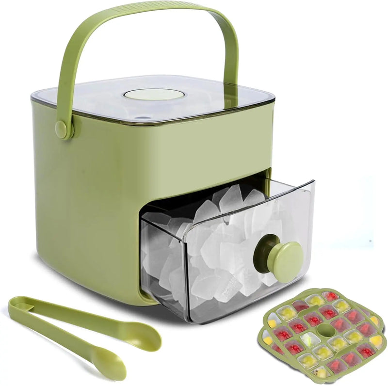 Fabricante de cubitos de hielo reutilizables – Caja de almacenamiento de hielo fácil