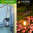 Farol solar colgante de exterior LED resistente al agua