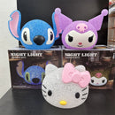 Veilleuse 3D de dessin animé, lampe LED pour chambre d'enfant